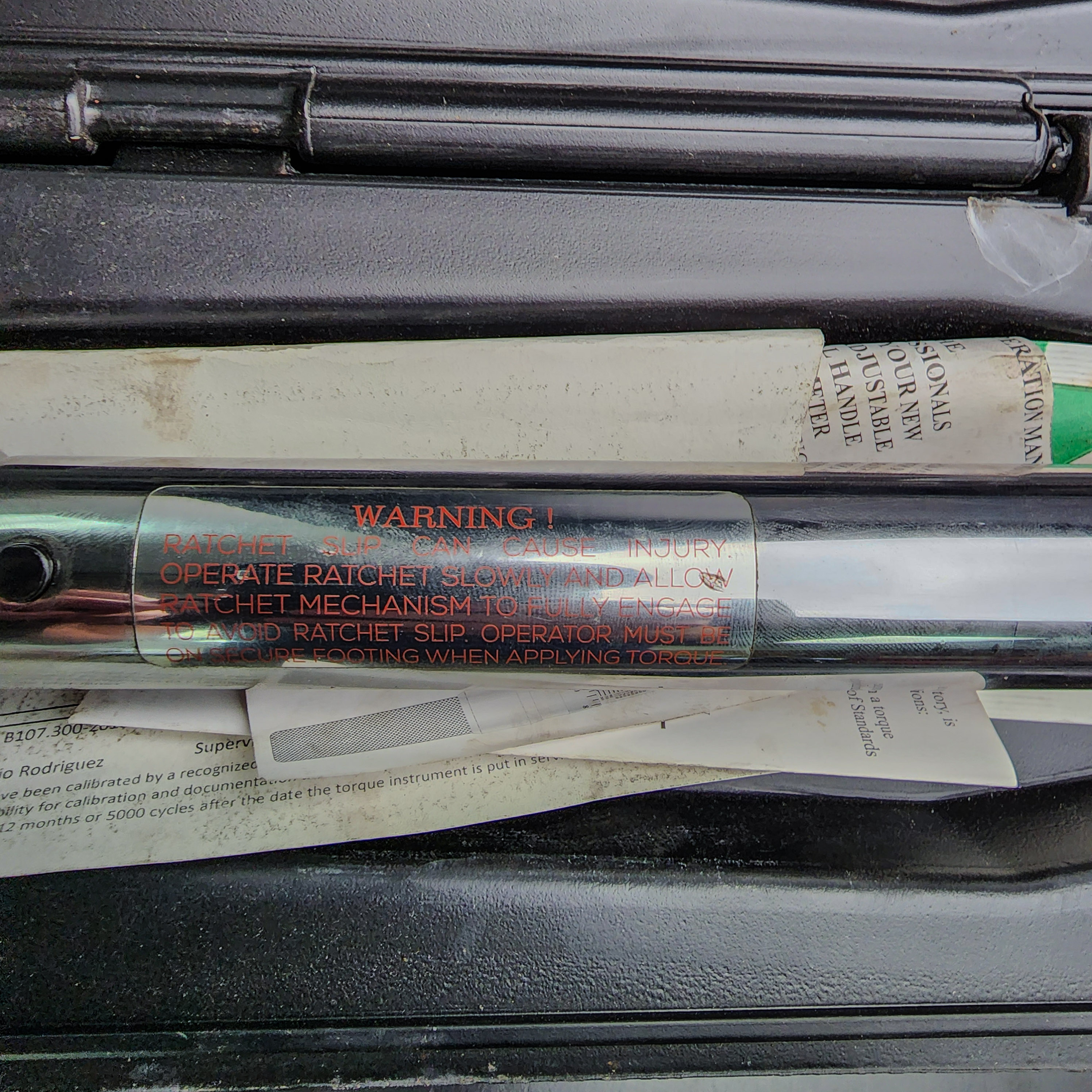 Caterpillar CAT Micrometer Torque Wrench 100-600 FT. LB 9U5007 🔧🛠️ - Picture 7 of 15