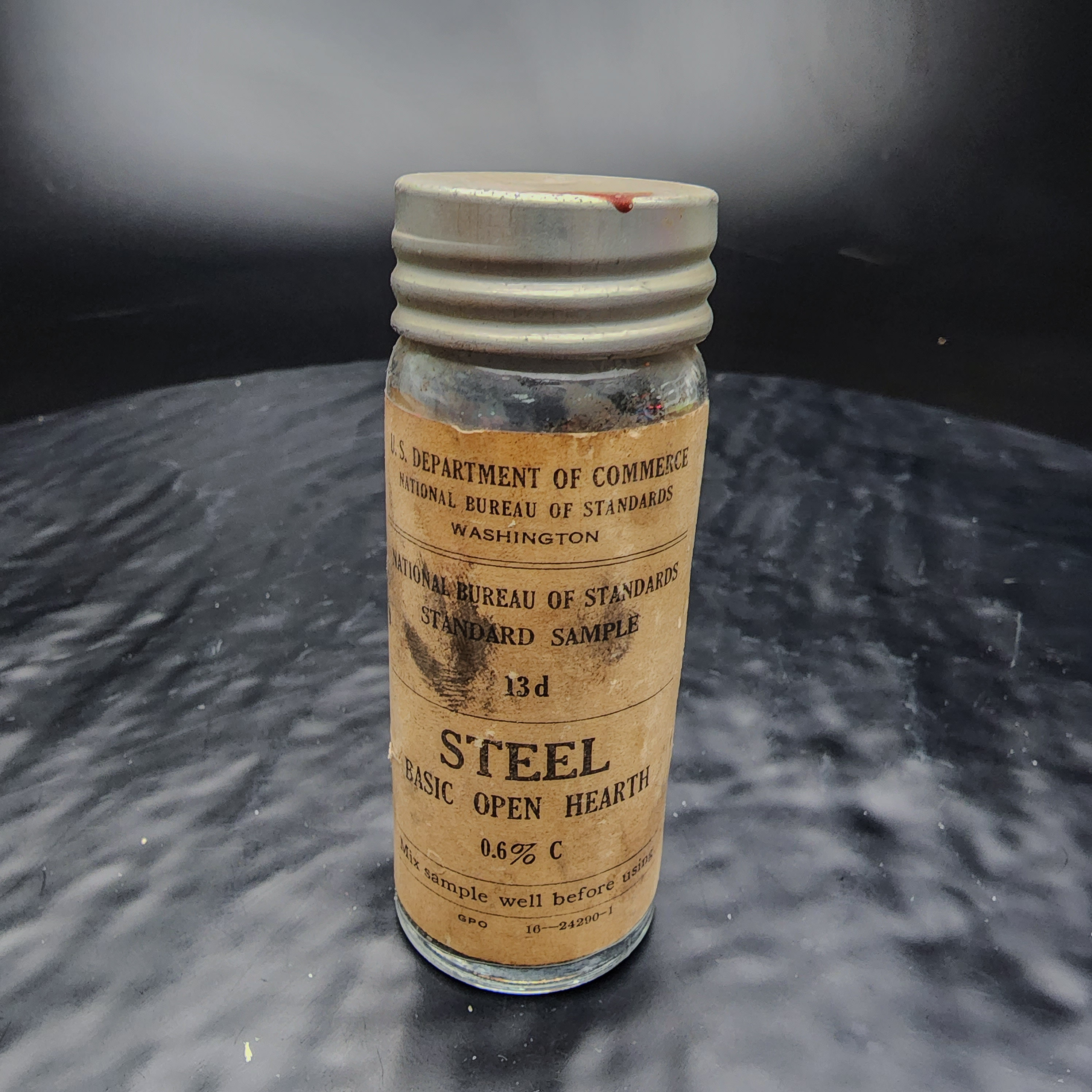 NBS/NIST Standard Reference Material 13D Steel 0.6% Carbon 🔧 - Picture 1 of 5