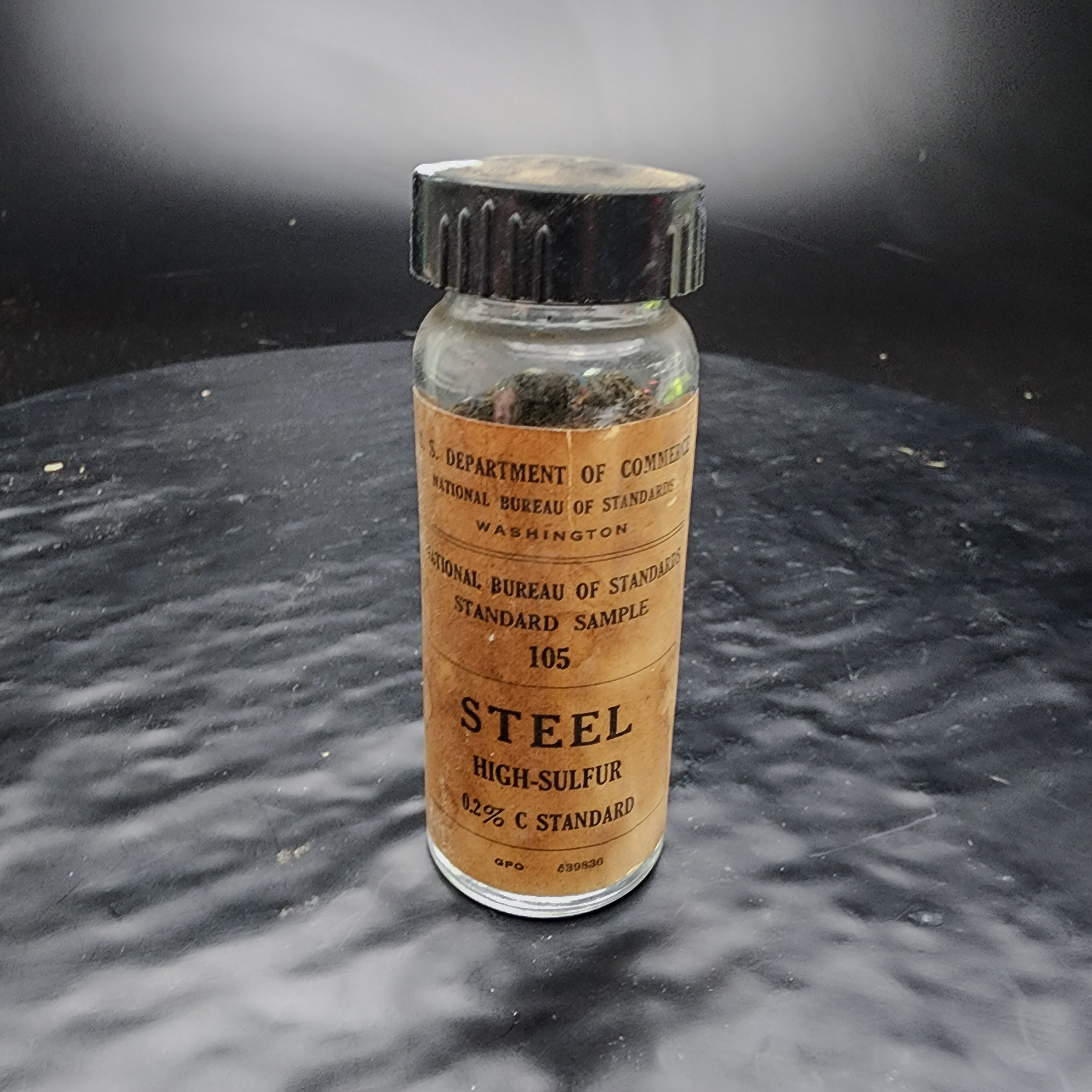 NBS/NIST Standard Reference Material 105LA High Sulfur Steel 0.2% 🔧 - Picture 1 of 8